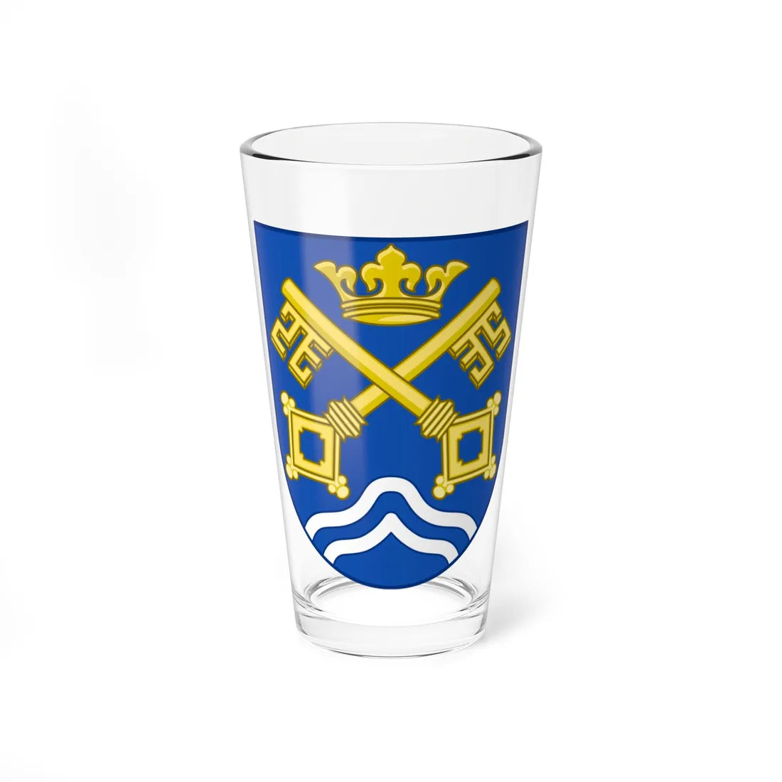 Coat of arms of Næstved (Denmark) (Coat of Arms) Pint Glass 16oz 16oz - Go Mug Yourself