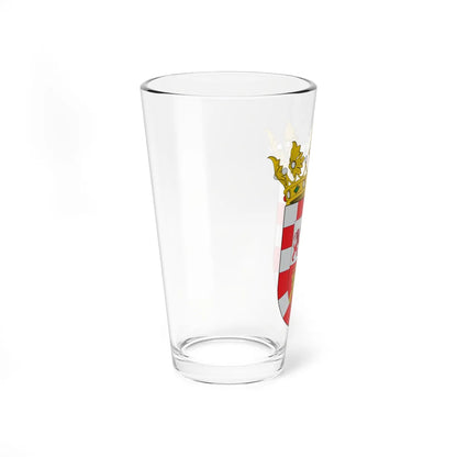 Coat of arms of Nueva Extremadura (Mexico) (Coat of Arms) Pint Glass 16oz - Go Mug Yourself