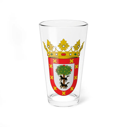 Coat of arms of Nueva Vizcaya (Mexico) (Coat of Arms) Pint Glass 16oz 16oz - Go Mug Yourself