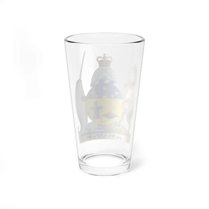 Coat of arms of Nunavut (Canada) (Coat of Arms) Pint Glass 16oz - Go Mug Yourself
