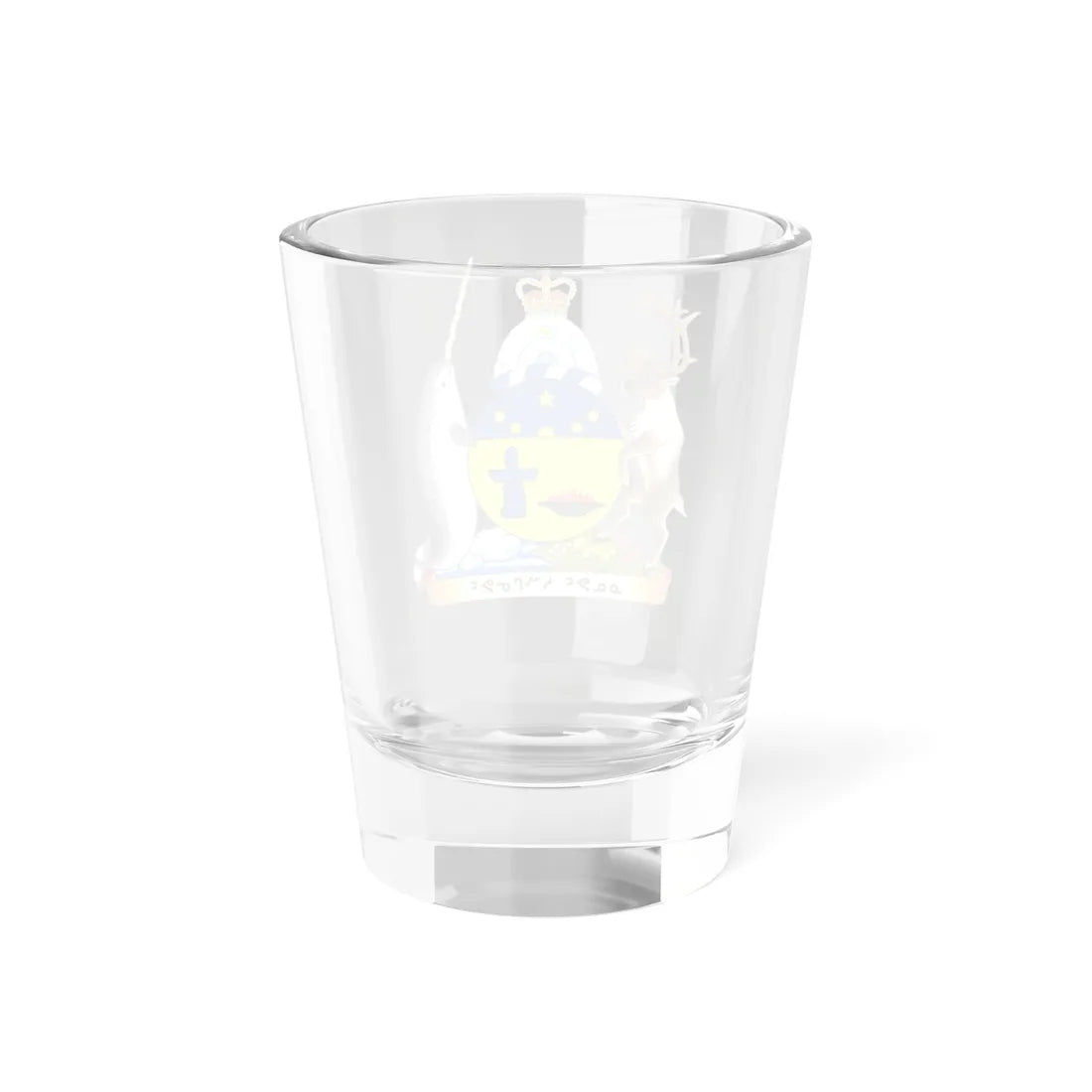 Coat of arms of Nunavut (Canada) (Coat of Arms) Shot Glass 1.5oz - Go Mug Yourself
