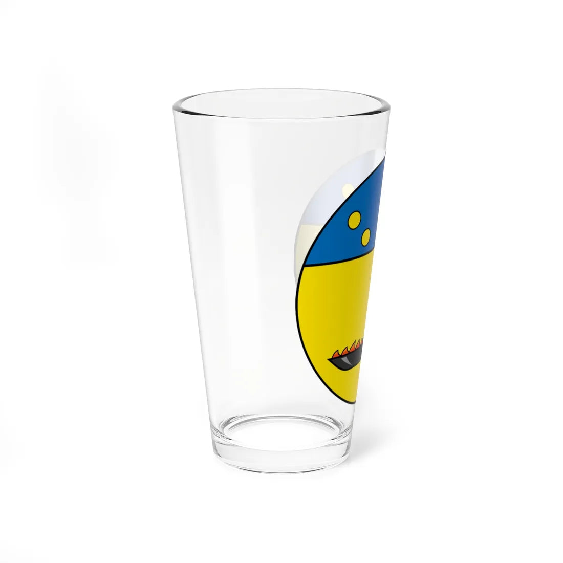 Coat of arms of Nunavut escutcheon (Canada) (Coat of Arms) Pint Glass 16oz - Go Mug Yourself