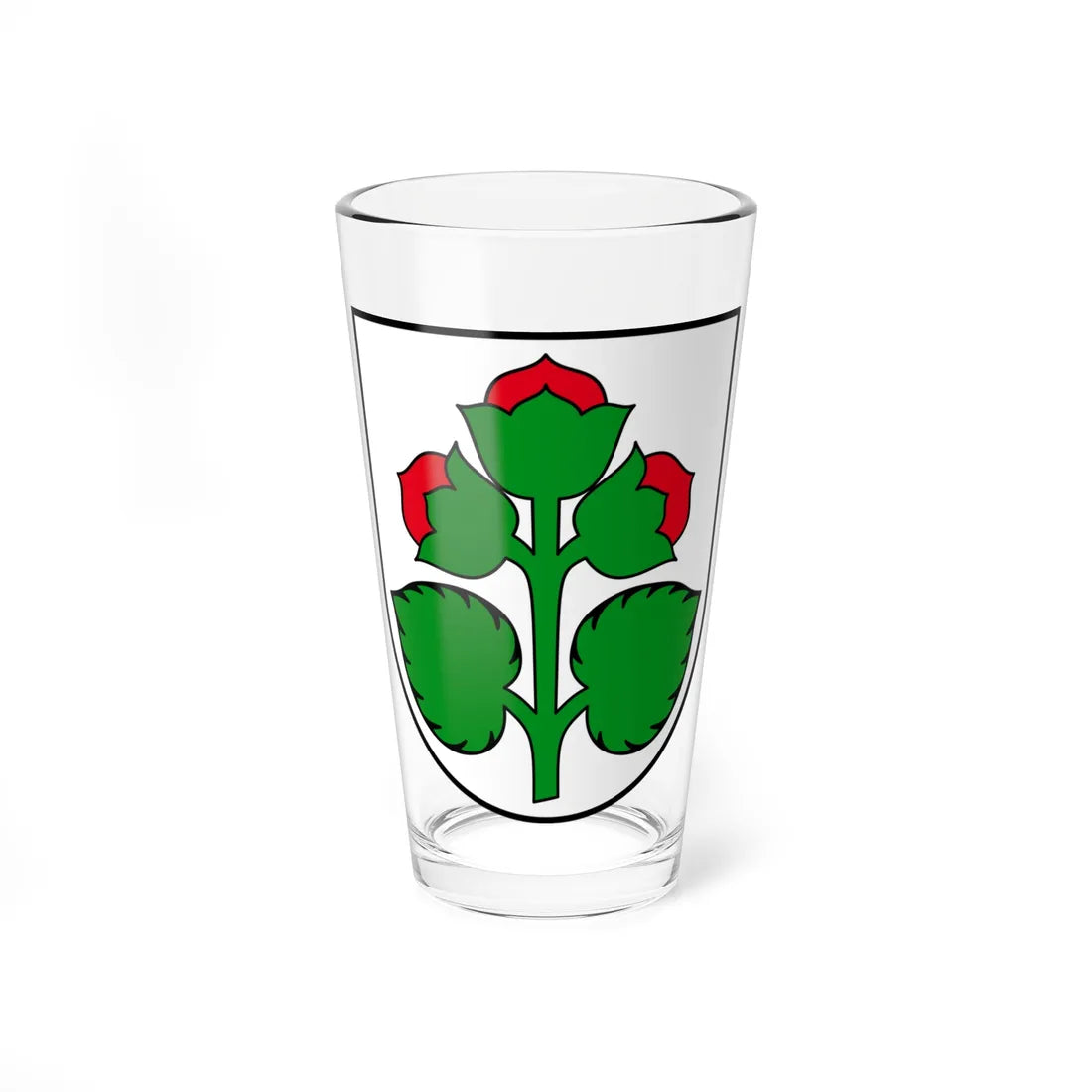 Coat of arms of Nusshof (Switzerland) (Coat of Arms) Pint Glass 16oz 16oz - Go Mug Yourself