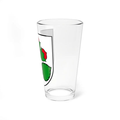 Coat of arms of Nusshof (Switzerland) (Coat of Arms) Pint Glass 16oz - Go Mug Yourself