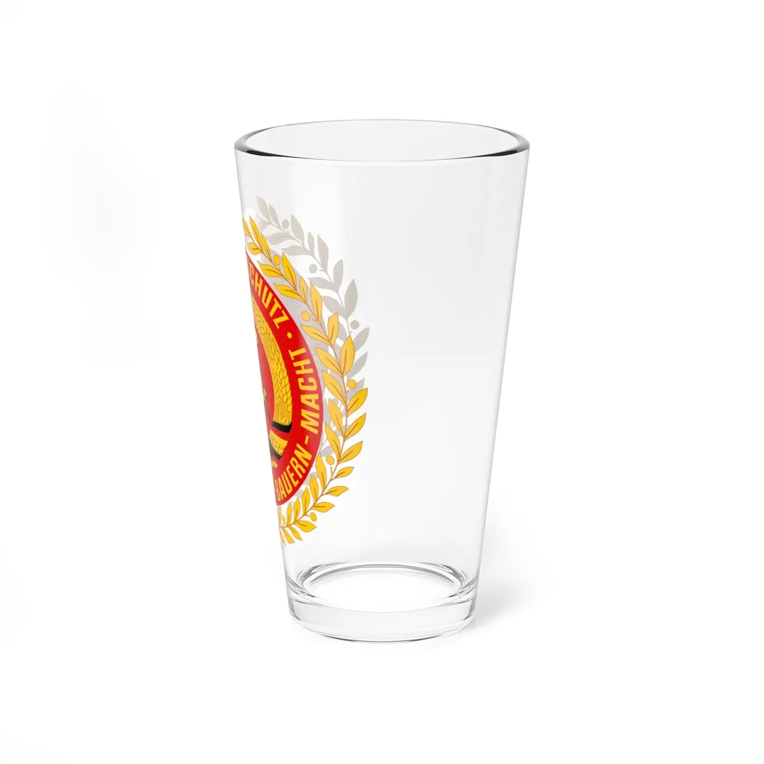 Coat of arms of NVA East Germany alternative version (Coat of Arms) Pint Glass 16oz - Go Mug Yourself