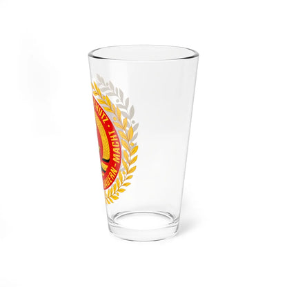 Coat of arms of NVA East Germany alternative version (Coat of Arms) Pint Glass 16oz - Go Mug Yourself