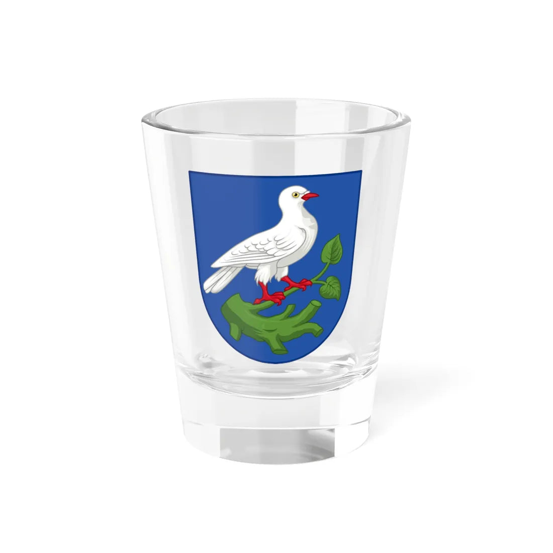 Coat of arms of Nykøbing Mors (Denmark) (Coat of Arms) Shot Glass 1.5oz 1.5oz - Go Mug Yourself