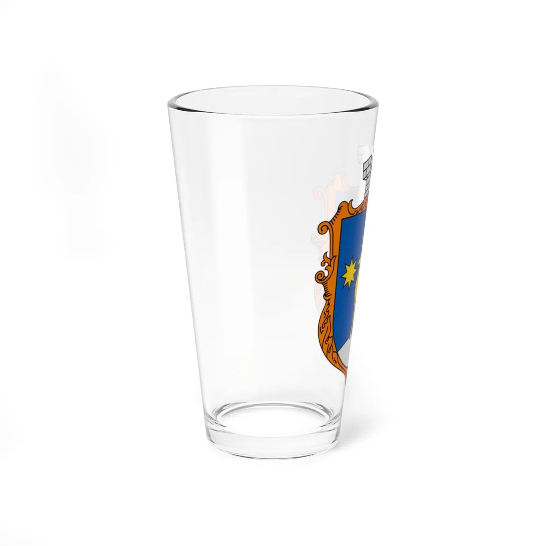 Coat of Arms of Nyzhankovychi (Ukraine) (Coat of Arms) Pint Glass 16oz - Go Mug Yourself