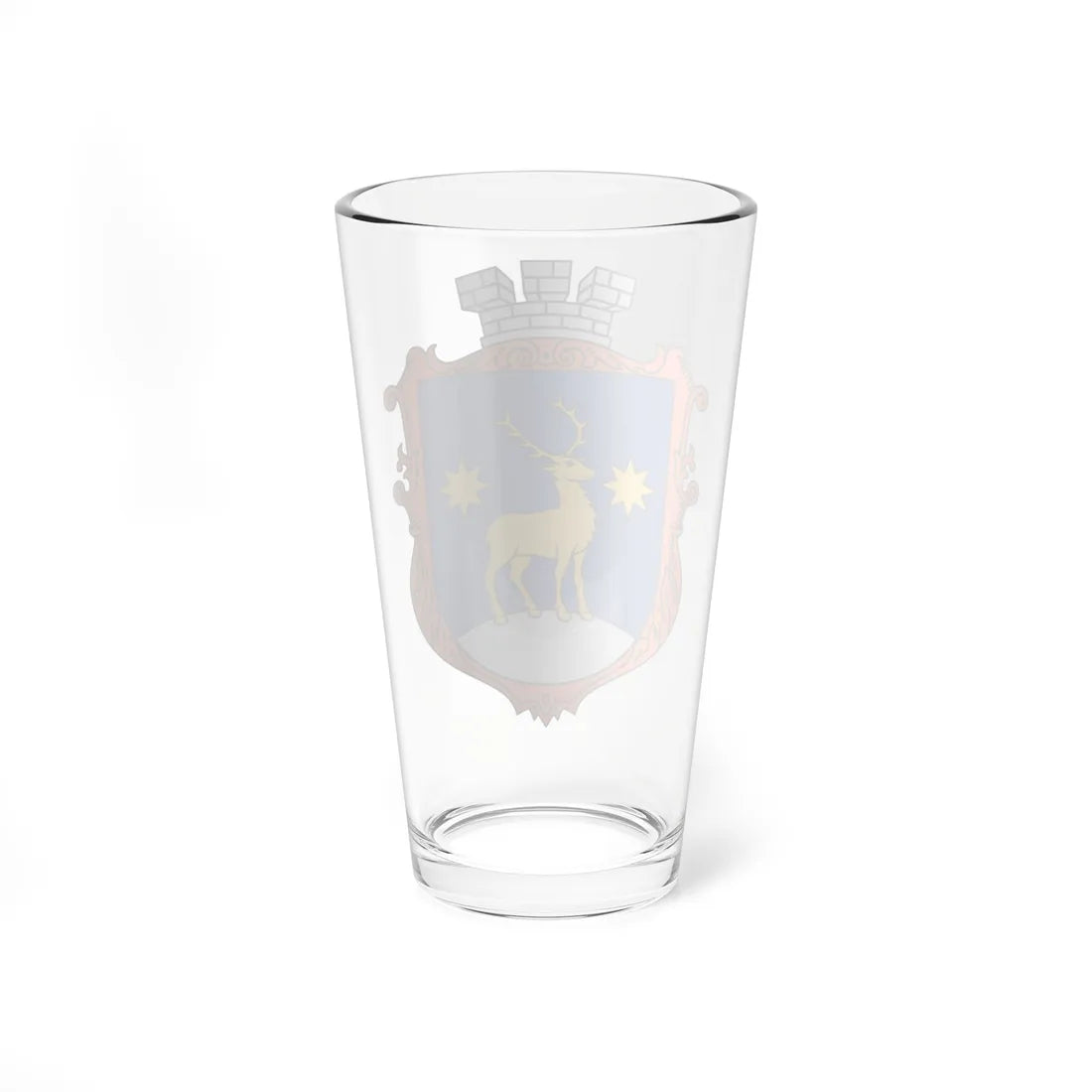 Coat of Arms of Nyzhankovychi (Ukraine) (Coat of Arms) Pint Glass 16oz - Go Mug Yourself