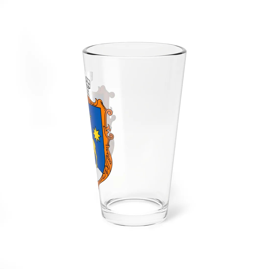 Coat of Arms of Nyzhankovychi (Ukraine) (Coat of Arms) Pint Glass 16oz - Go Mug Yourself