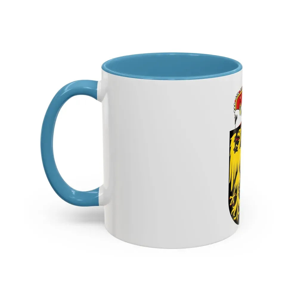 Coat of Arms of Oberoesterreich Austria - Accent Coffee Mug - Go Mug Yourself