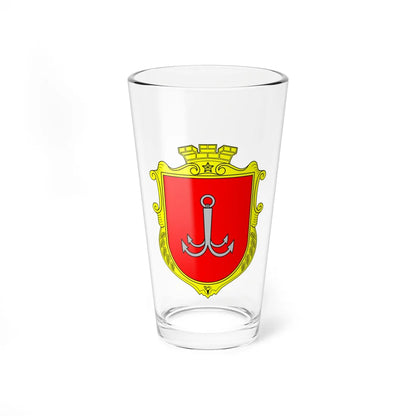 Coat of Arms of Odesa 1999 (Ukraine) (Coat of Arms) Pint Glass 16oz 16oz - Go Mug Yourself