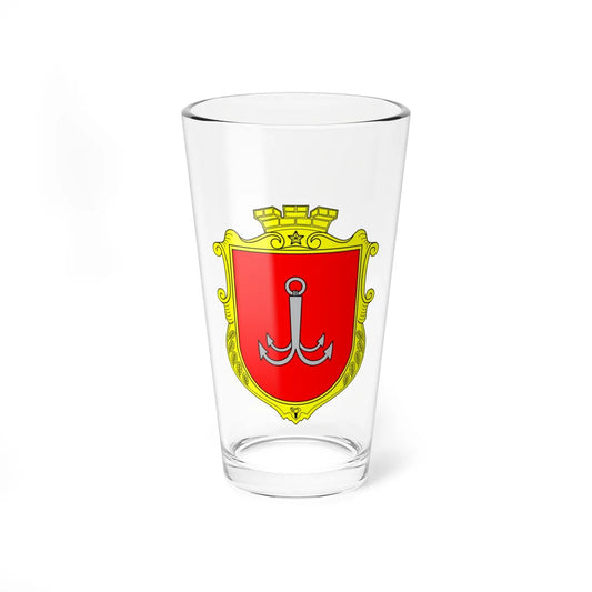 Coat of Arms of Odesa 1999 (Ukraine) (Coat of Arms) Pint Glass 16oz 16oz - Go Mug Yourself