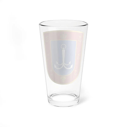 Coat of Arms of Odesa Oblast m (Ukraine) (Coat of Arms) Pint Glass 16oz - Go Mug Yourself