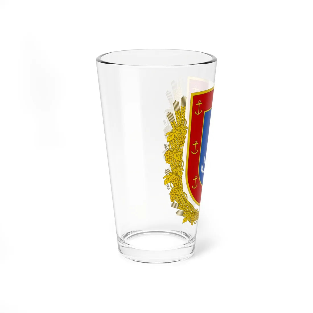 Coat of Arms of Odesa Oblast (Ukraine) (Coat of Arms) Pint Glass 16oz - Go Mug Yourself