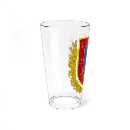 Coat of Arms of Odesa Oblast (Ukraine) (Coat of Arms) Pint Glass 16oz - Go Mug Yourself