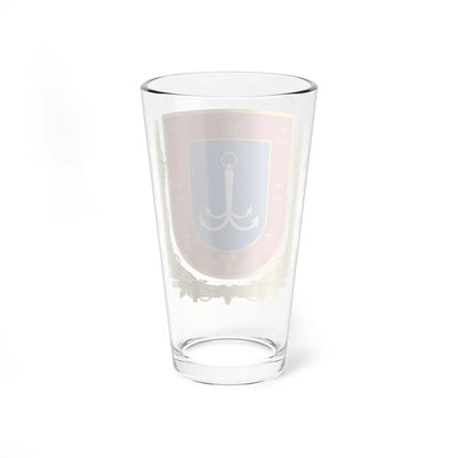 Coat of Arms of Odesa Oblast (Ukraine) (Coat of Arms) Pint Glass 16oz - Go Mug Yourself