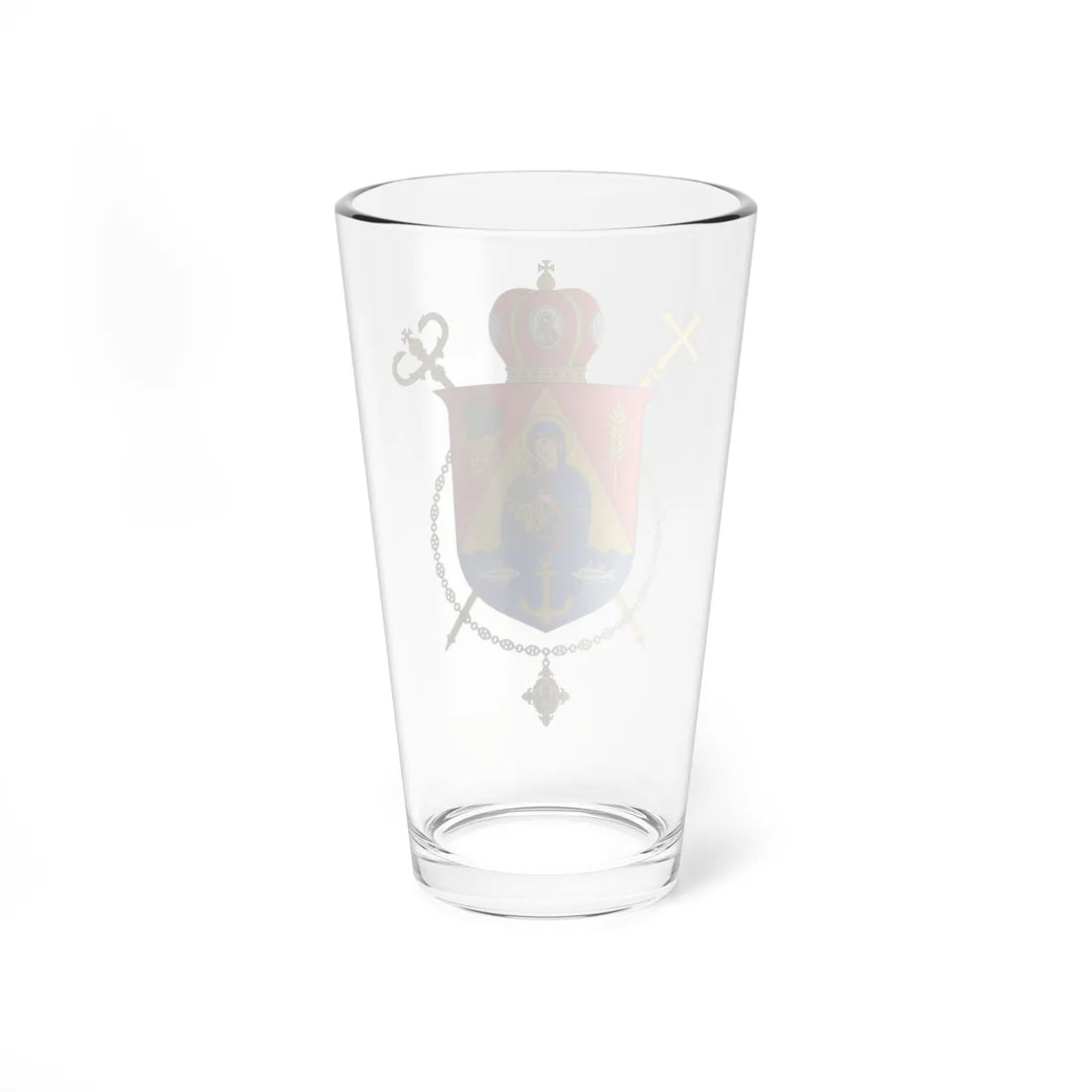 Coat of arms of Odessa UGCC (Ukraine) (Coat of Arms) Pint Glass 16oz - Go Mug Yourself