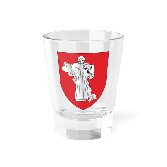 Coat of Arms of Žodzina Belarus (Belarus) (Coat of Arms) Shot Glass 1.5oz 1.5oz - Go Mug Yourself