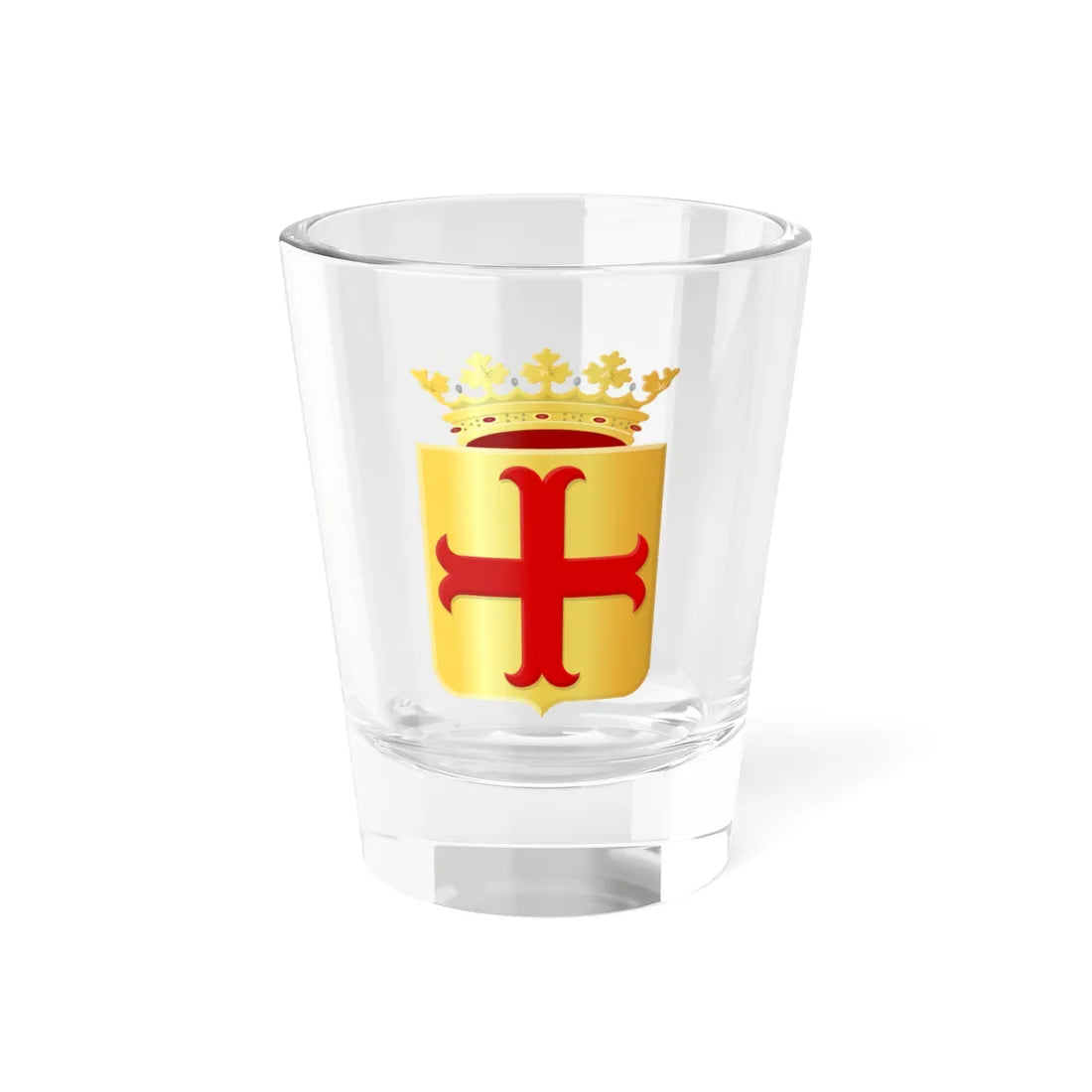 Coat of arms of Oegstgeest (Netherlands) (Coat of Arms) Shot Glass 1.5oz 1.5oz - Go Mug Yourself
