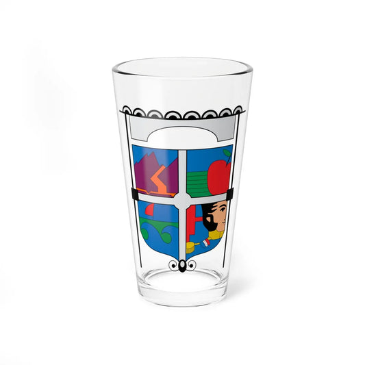 Coat of arms of OHiggins Region Chile (Chile) (Coat of Arms) Pint Glass 16oz 16oz - Go Mug Yourself
