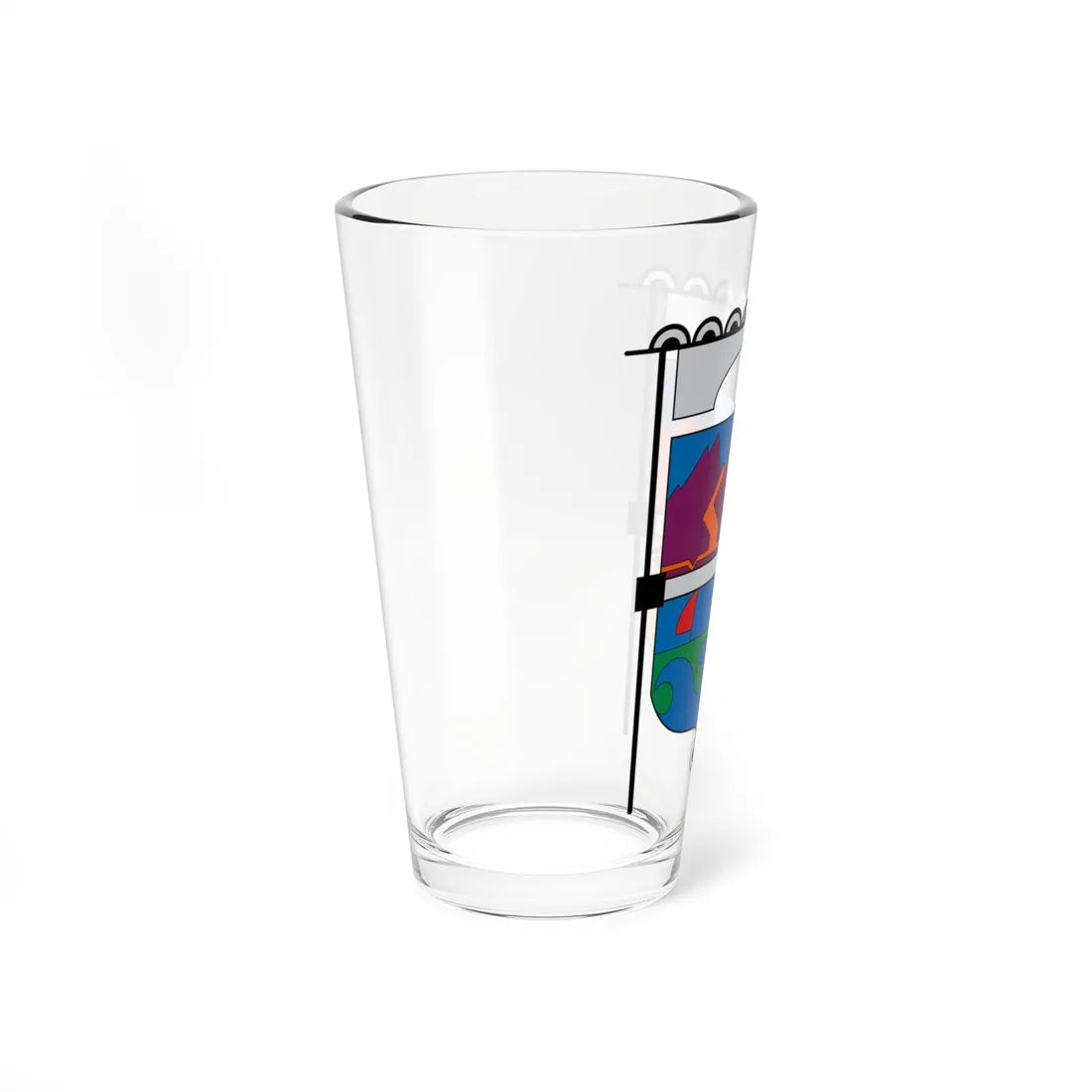 Coat of arms of OHiggins Region Chile (Chile) (Coat of Arms) Pint Glass 16oz - Go Mug Yourself