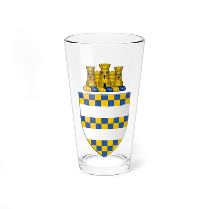 Coat of arms of Okehampton Town Council (England) (Coat of Arms) Pint Glass 16oz 16oz - Go Mug Yourself