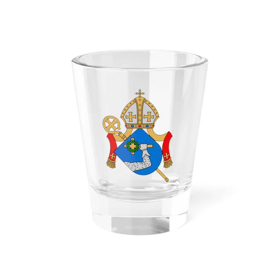 Coat of arms of Olaus Magni (Finland) (Coat of Arms) Shot Glass 1.5oz 1.5oz - Go Mug Yourself