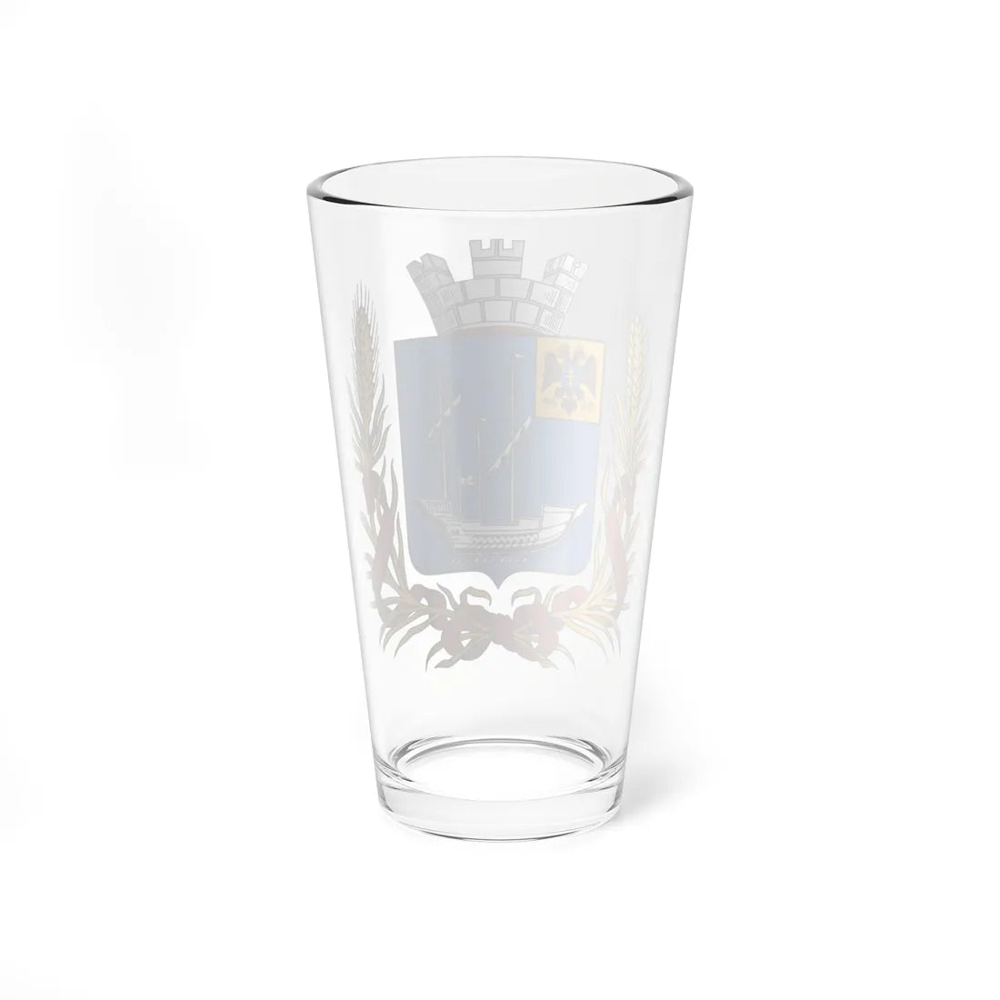 Coat of arms of Oleshky 1893 (Ukraine) (Coat of Arms) Pint Glass 16oz - Go Mug Yourself