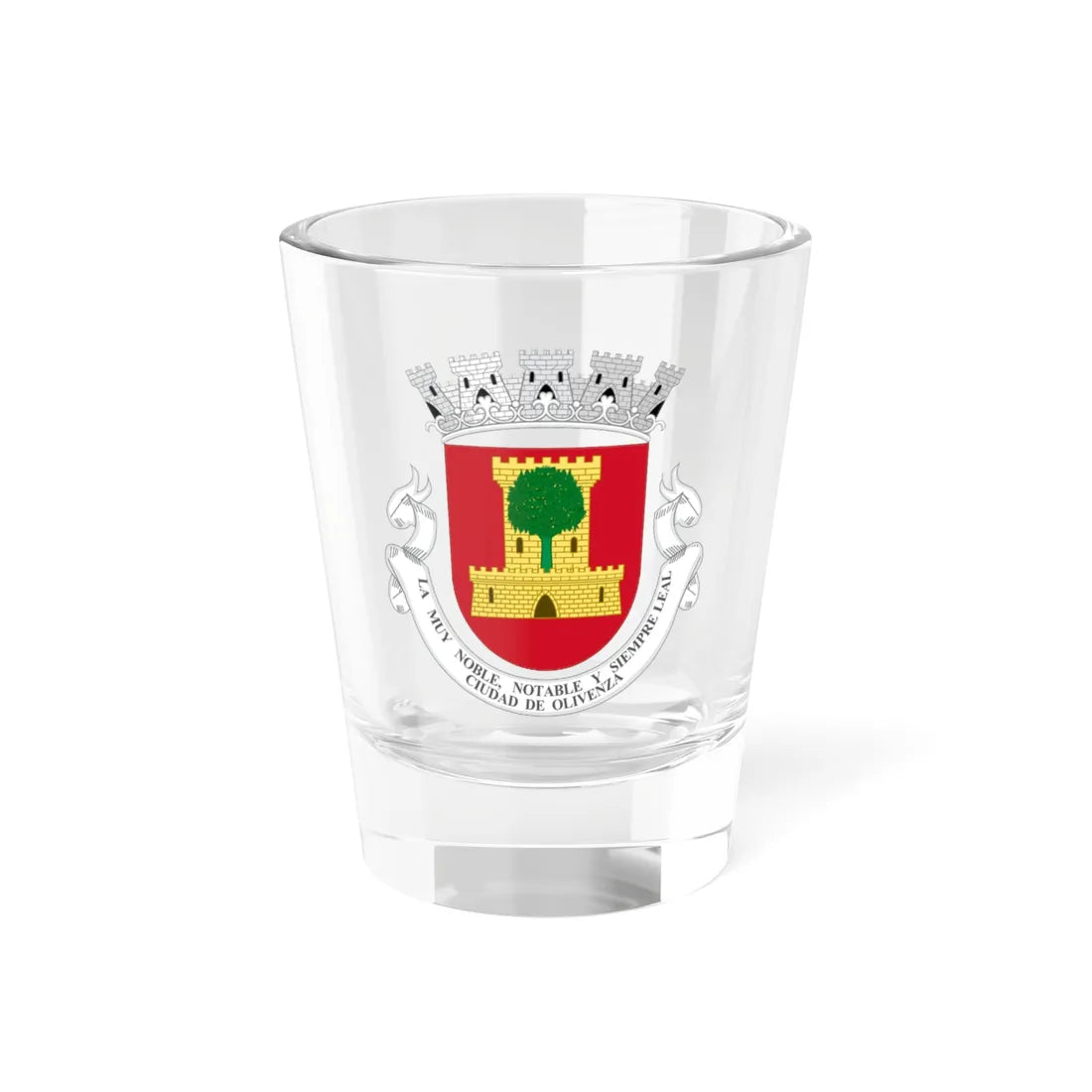 Coat of Arms of Olivenza (Coat of Arms) Shot Glass 1.5oz 1.5oz - Go Mug Yourself