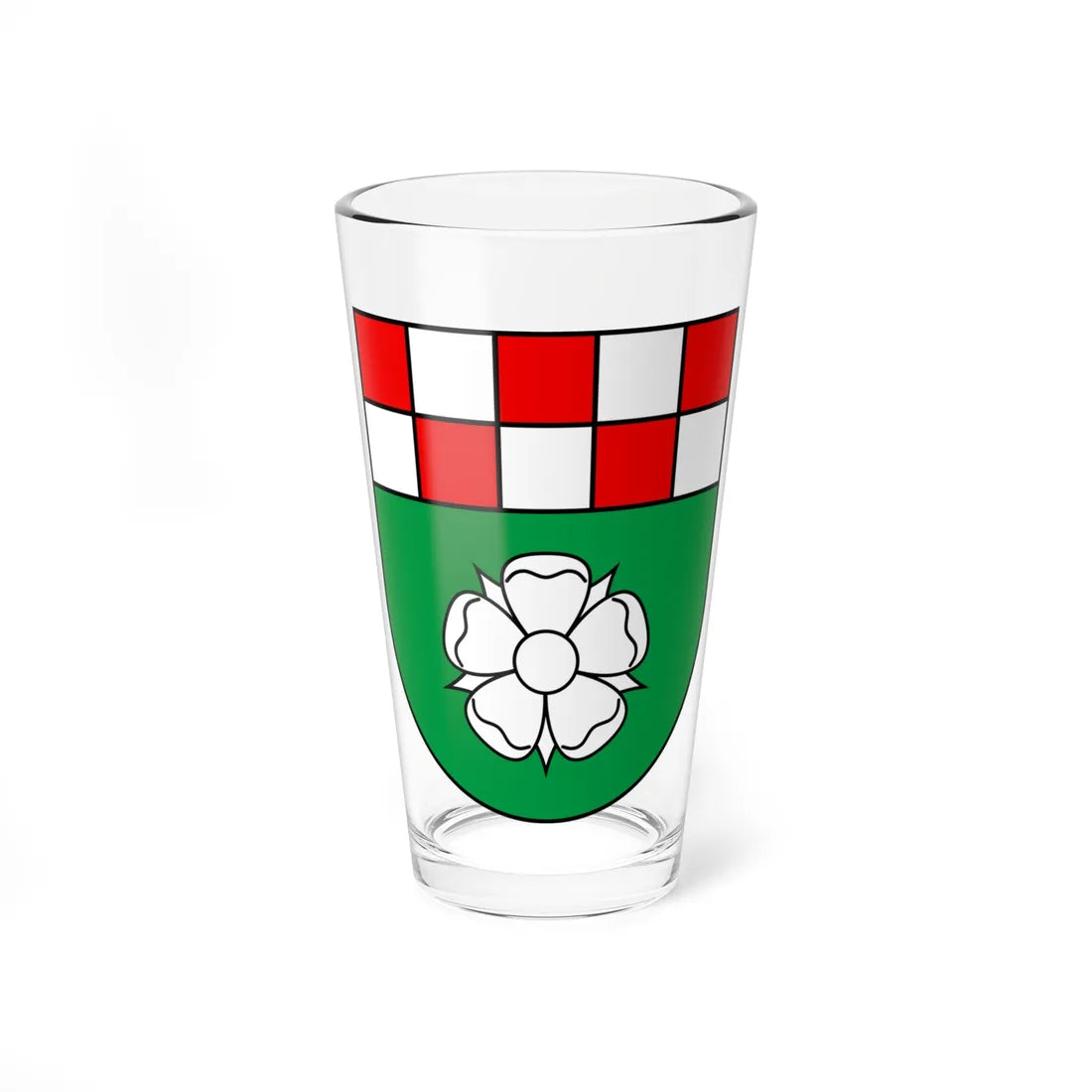 Coat of arms of Olsberg AG (Switzerland) (Coat of Arms) Pint Glass 16oz 16oz - Go Mug Yourself