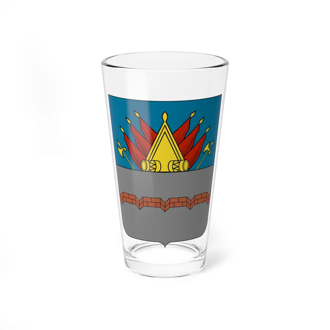 Coat of Arms of Omsk 1785 (Russia) (Coat of Arms) Pint Glass 16oz 16oz - Go Mug Yourself