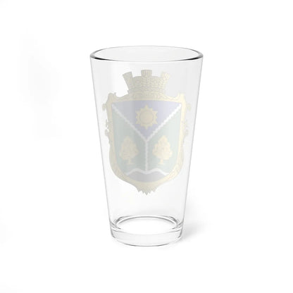 Coat of arms of Onikiieve (Ukraine) (Coat of Arms) Pint Glass 16oz - Go Mug Yourself