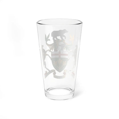 Coat of arms of Ontario (Canada) (Coat of Arms) Pint Glass 16oz - Go Mug Yourself