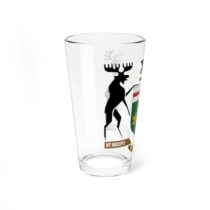 Coat of arms of Ontario HM Government (Canada) (Coat of Arms) Pint Glass 16oz - Go Mug Yourself