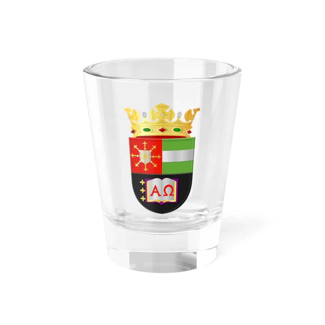 Coat of arms of Oostflakkee (Netherlands) (Coat of Arms) Shot Glass 1.5oz 1.5oz - Go Mug Yourself