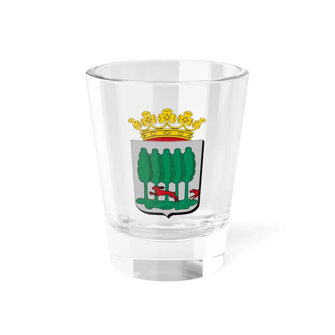 Coat of arms of Opsterland (Netherlands) (Coat of Arms) Shot Glass 1.5oz 1.5oz - Go Mug Yourself