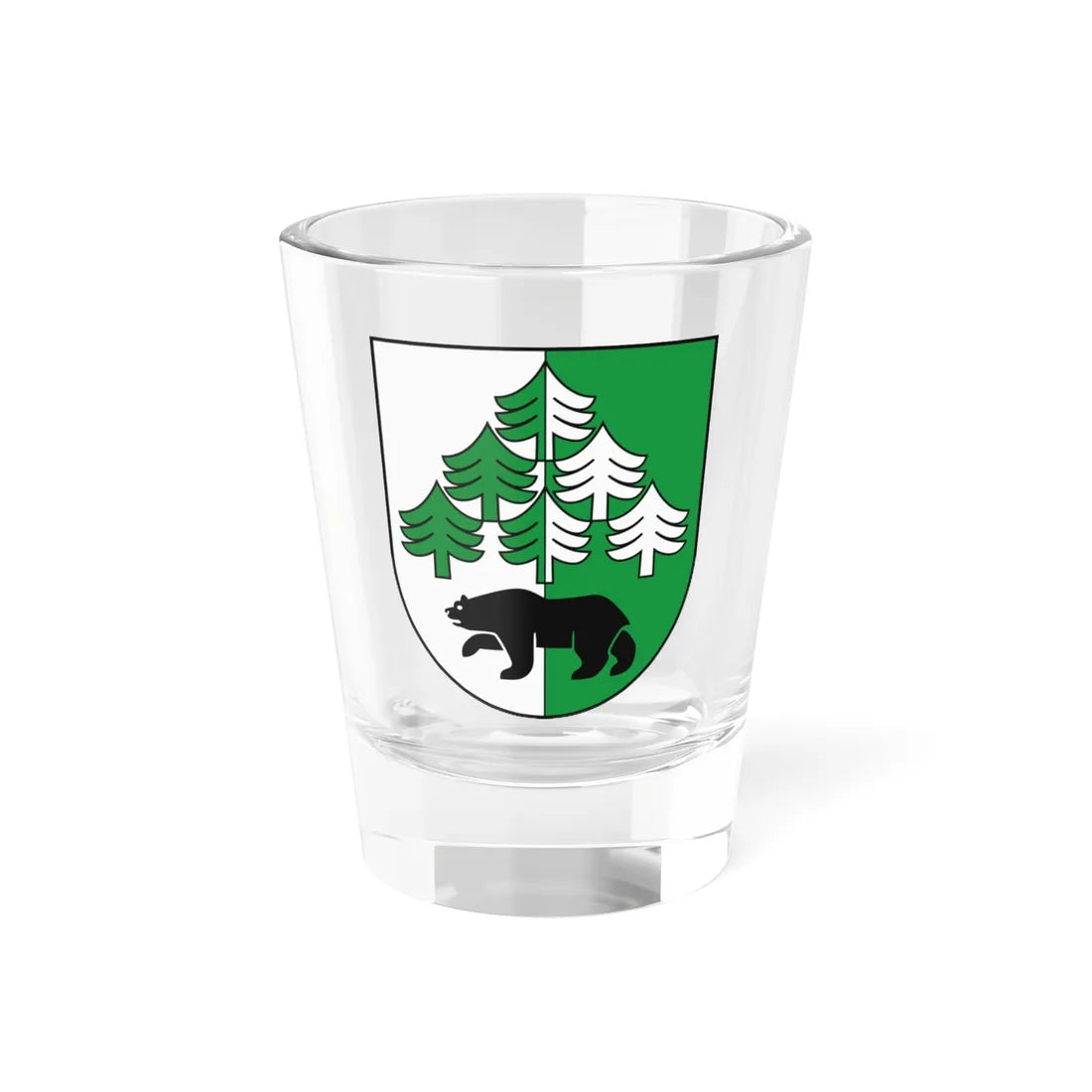 Coat of Arms of Oravská Polhora (Slovakia) (Coat of Arms) Shot Glass 1.5oz 1.5oz - Go Mug Yourself