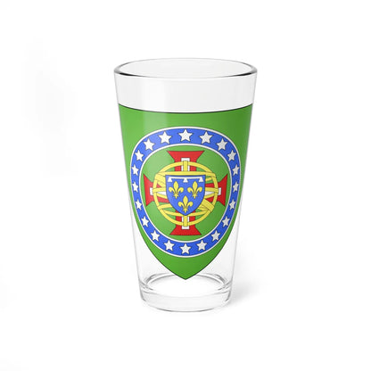 Coat of arms of Orléans-Braganza (Brazil) (Coat of Arms) Pint Glass 16oz 16oz - Go Mug Yourself