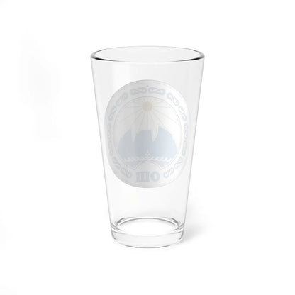 Coat of arms of Osh (Kyrgyzstan) (Coat of Arms) Pint Glass 16oz - Go Mug Yourself