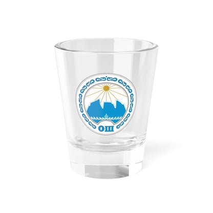 Coat of arms of Osh (Kyrgyzstan) (Coat of Arms) Shot Glass 1.5oz 1.5oz - Go Mug Yourself
