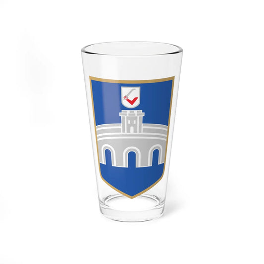Coat of arms of Osijek (Croatia) (Coat of Arms) Pint Glass 16oz 16oz - Go Mug Yourself