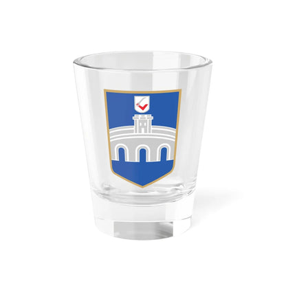 Coat of arms of Osijek (Croatia) (Coat of Arms) Shot Glass 1.5oz - Go Mug Yourself