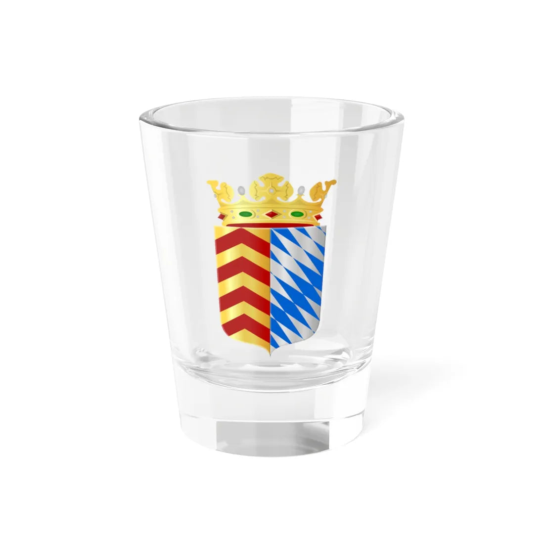Coat of arms of Oud-Beijerland (Germany) (Coat of Arms) Shot Glass 1.5oz 1.5oz - Go Mug Yourself