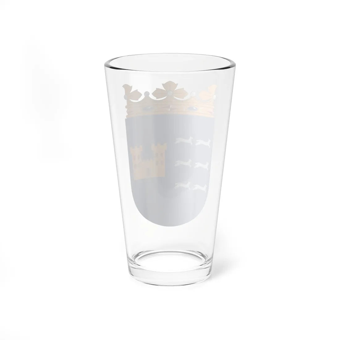 Coat of arms of Oulu Province newer (Finland) (Coat of Arms) Pint Glass 16oz - Go Mug Yourself