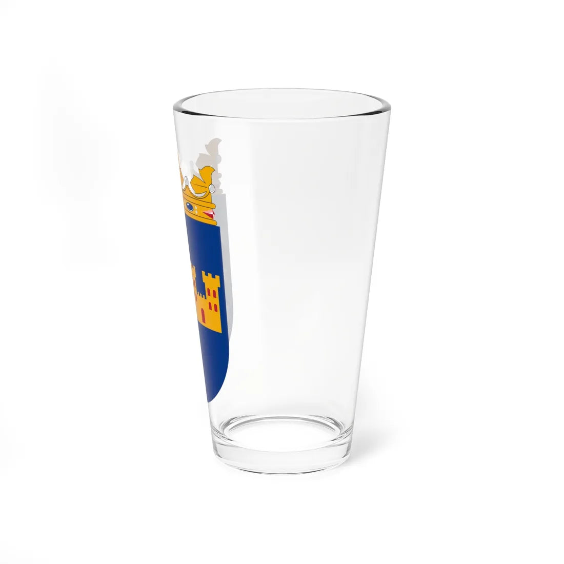 Coat of arms of Oulu Province newer (Finland) (Coat of Arms) Pint Glass 16oz - Go Mug Yourself