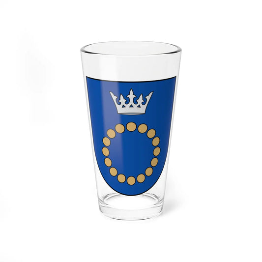 Coat of arms of Palanga Lithuania (Lithuania) (Coat of Arms) Pint Glass 16oz 16oz - Go Mug Yourself