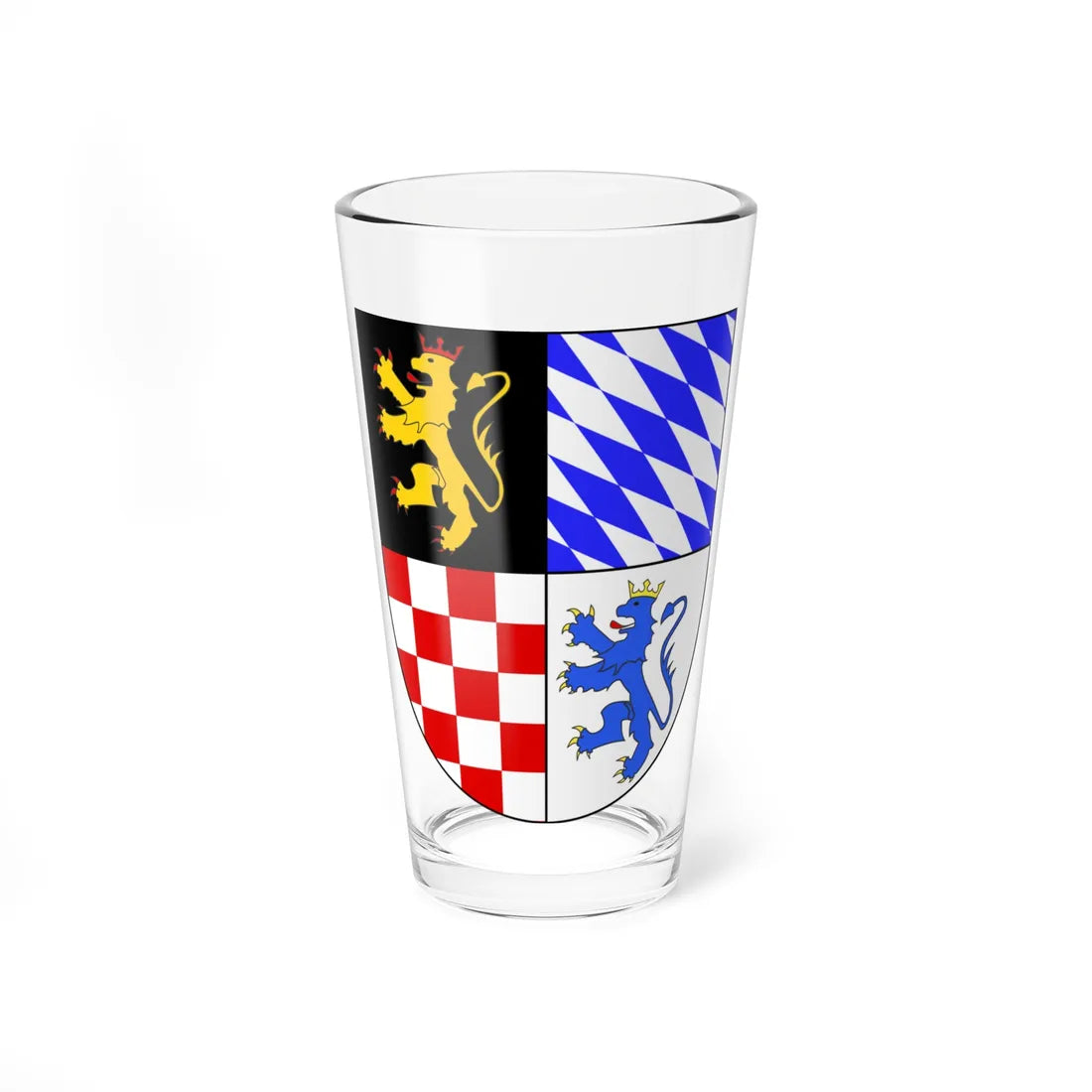 Coat of Arms of Palatinate-Birkenfeld (Germany) (Coat of Arms) Pint Glass 16oz 16oz - Go Mug Yourself