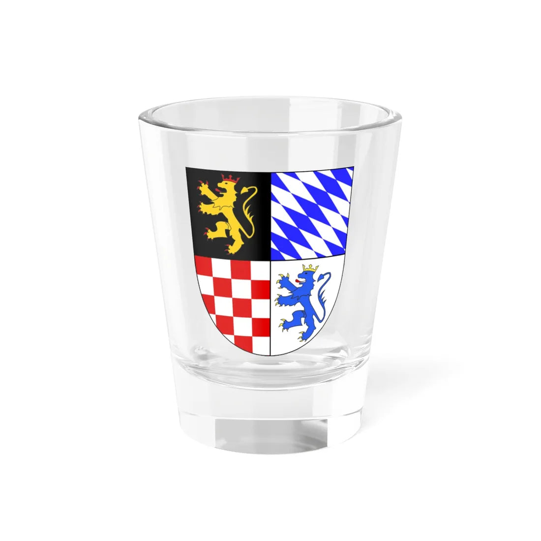 Coat of Arms of Palatinate-Birkenfeld (Germany) (Coat of Arms) Shot Glass 1.5oz 1.5oz - Go Mug Yourself