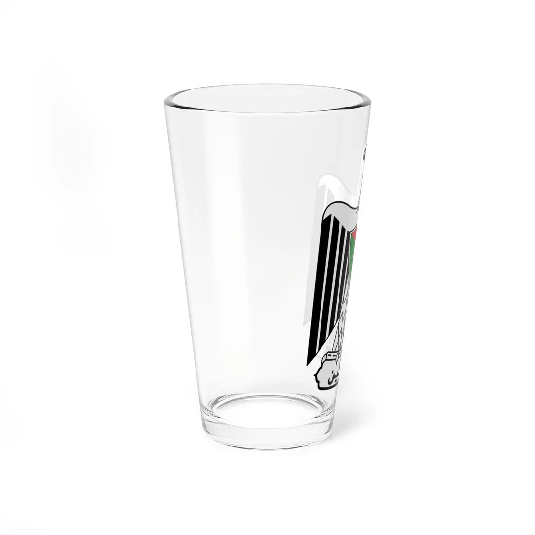 Coat of arms of Palestine alternative (Palestine) (Coat of Arms) Pint Glass 16oz - Go Mug Yourself